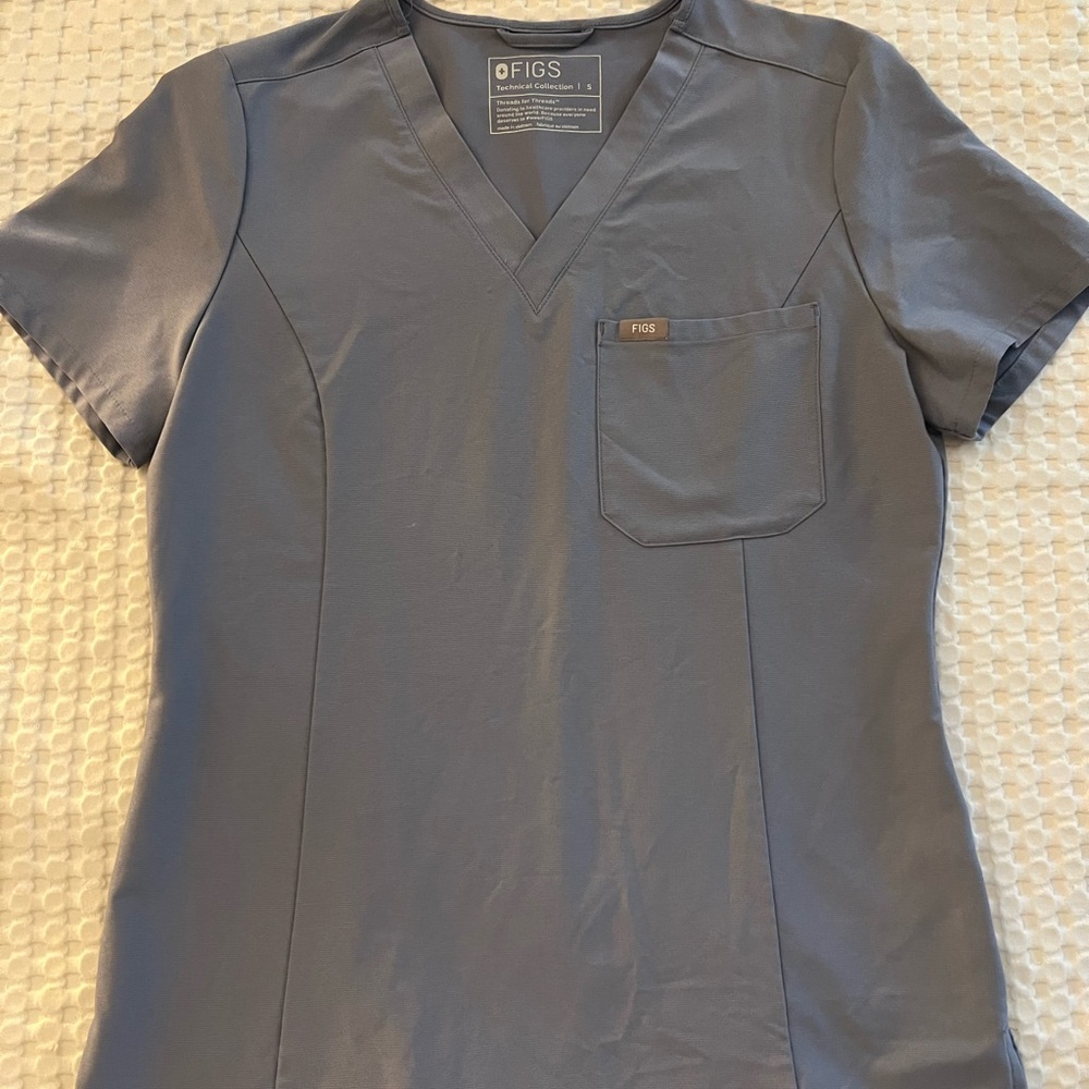 Figs Vapor Blue Scrub Set S/XS